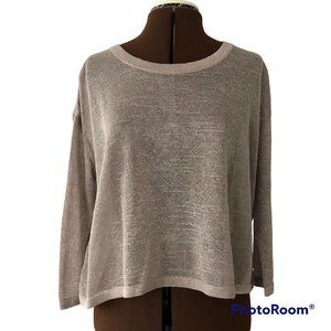 Chan Luu Oversized Shimmer Sweater